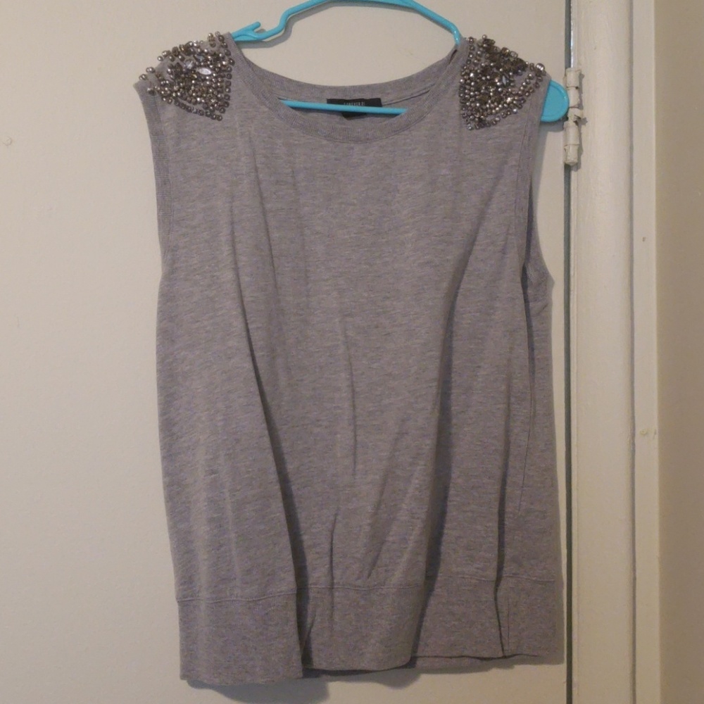 Cutoff sweater top